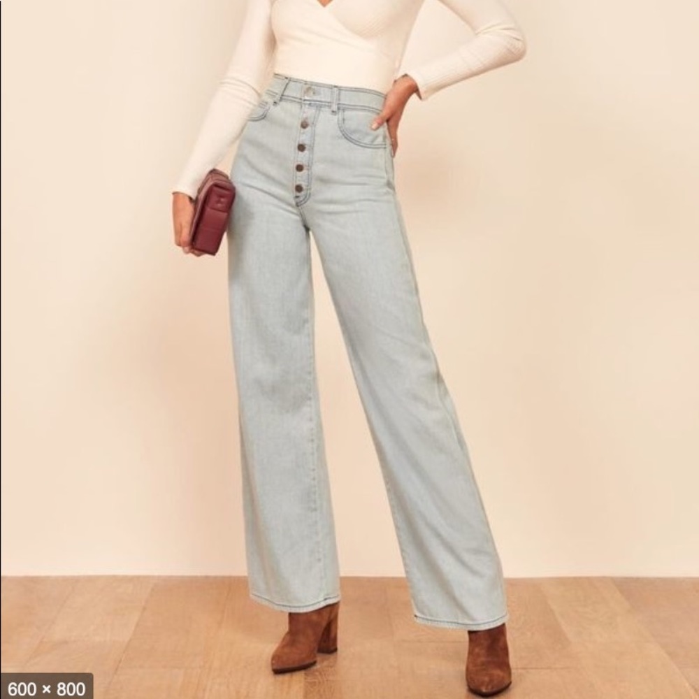 The reformation Olive Jeans